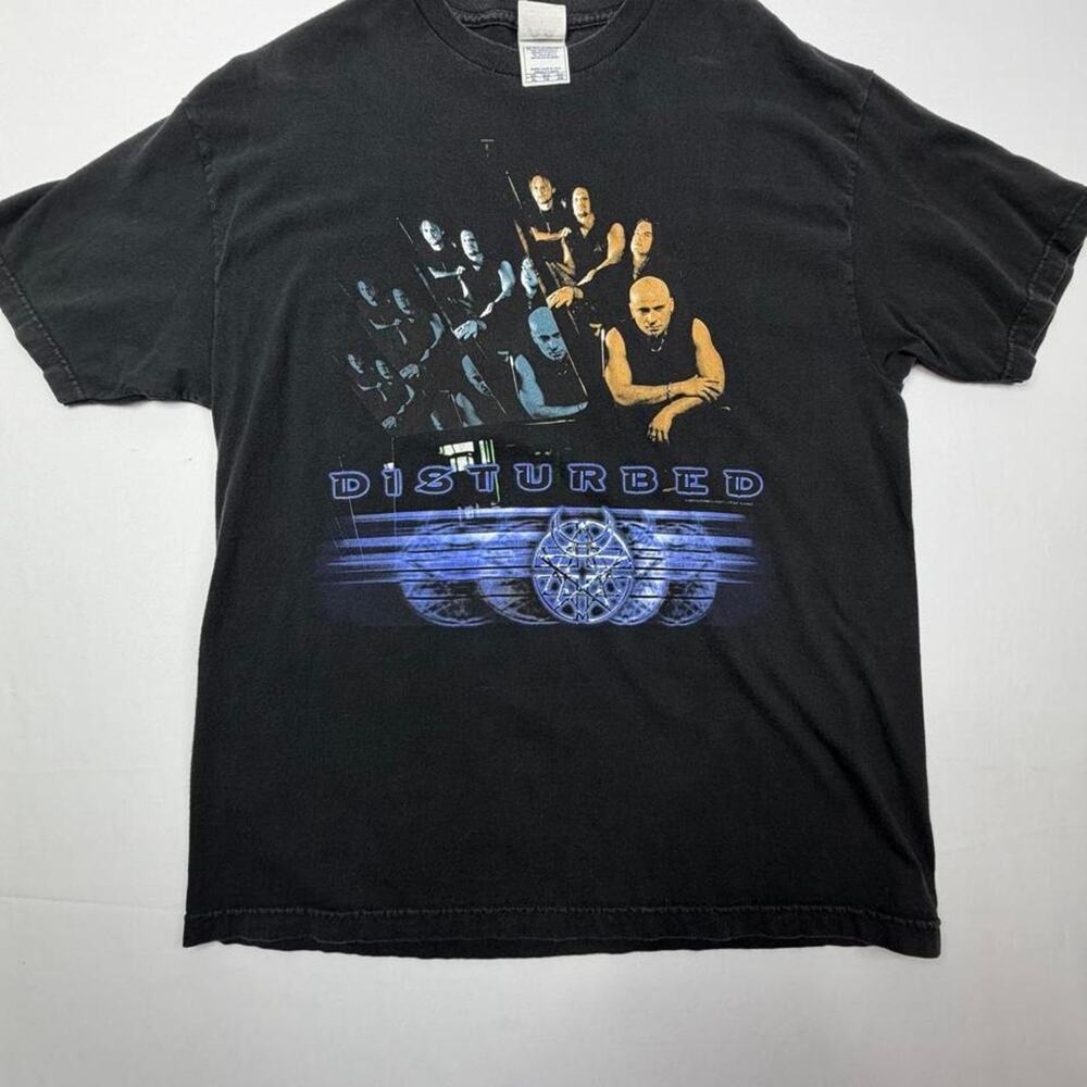 Vintage 2002 Disturbed Believe Band Tee XL AAA Giant Licensed Y2K Nu Meta